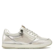 Sneakersy damskie - Sneakersy Tamaris 1-23603-42 Srebrny - miniaturka - grafika 1