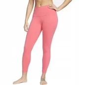 Legginsy - Damskie legginsy Sportowe różowe Nike Yoga Dri-Fit DM7023-894 r. XS - miniaturka - grafika 1
