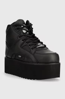 Sneakersy damskie - sneakersy BUFFALO - 1300-6  BLACK-36 - grafika 1