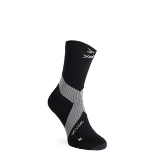 Skarpety rowerowe X-Socks Bike Expert Crew - black/charcoal - Skarpetki kolarskie - miniaturka - grafika 1