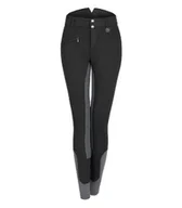 Bryczesy - Waldhausen Bryczesy damskie Fun Sport High Waist - ELT - black/asphalt - miniaturka - grafika 1
