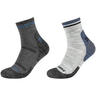 Skarpetki sportowe dla dorosłych 2PPK Men Trail Wool Quarter Socks - Skarpetki sportowe męskie - miniaturka - grafika 1