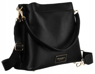 Torebka damska na ramię PETERSON elegancki kuferek mała torba listonoszka - Torebki damskie - miniaturka - grafika 1