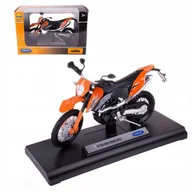 Samochody i pojazdy dla dzieci - KTM 690 ENDURO model motocykla skala 1:18 Welly - miniaturka - grafika 1