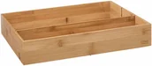 Pudła i pojemniki do przechowywania - 5five Simply Smart Organizer na sztućce BAMBOO, 3 przegrody - miniaturka - grafika 1
