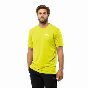 Męski t-shirt funkcjonalny Jack Wolfskin VONNAN S/S T M firefly - S - Koszulki męskie - miniaturka - grafika 1