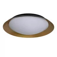 Lampy sufitowe - Plafon nad stół Mistica ABR-PLC-C-30W-CCT Abruzzo LED 31W 2700-6500K czarny złoty - miniaturka - grafika 1