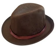 Dodatki do strojów karnawałowych - Kapelusz Kowbojski Brązowy Kowboj Czapka Kowboja Przebranie Dziki Zachód - miniaturka - grafika 1