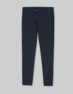 Spodnie męskie - spodnie albiano granatowy slim fit - miniaturka - grafika 1