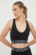 Koszulki sportowe damskie - Guess top damski kolor czarny - miniaturka - grafika 1