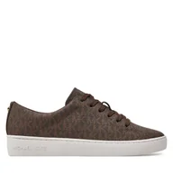 Sneakersy damskie - Sneakersy MICHAEL Michael Kors Keaton Lace Up 43R4KTFS1B Brązowy - miniaturka - grafika 1