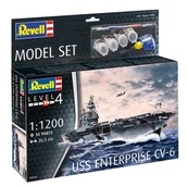 Modele do sklejania - model set 1/1200 /65824/ uss enterprise - miniaturka - grafika 1