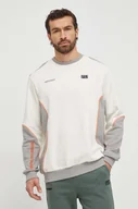 Bluzy męskie - Fila bluza VR46 męska kolor beżowy wzorzysta - miniaturka - grafika 1
