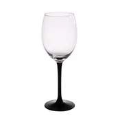 Kieliszki - Kieliszek wino czerwone 330 ml czarna nóżka - miniaturka - grafika 1