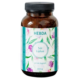 Hebda, sól do kąpieli Liptus z eukaliptusem i miętą, 300 g - Kosmetyki do kąpieli - miniaturka - grafika 1