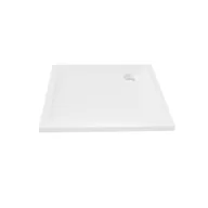 Brodziki prysznicowe - Brodzik kwadratowy New Trendy Mild 80x80x4,5 biały akryl B-0625 - miniaturka - grafika 1