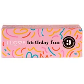 Kosmetyki do kąpieli - I Love Birthday Fun zestaw kul do kąpieli 3x150g - miniaturka - grafika 1