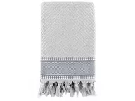 Ręczniki - Ręcznik bawełniany łazienkowy Miss Lucy Belarda 70x140 cm jasnoszary - miniaturka - grafika 1