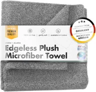 Akcesoria do mycia samochodu - chemicalworkz Edgeless Plush Towel Grey - puszysta mikrofibra bez obszycia, szara 600gsm 40x40cm - miniaturka - grafika 1