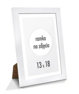 Ramki na zdjęcia - RAMKA NA ZDJĘCIA 13x18 cm B6 ramki biała drewniana - miniaturka - grafika 1