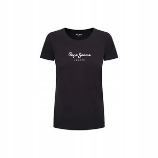 Pepe Jeans Koszulka Damska T-shirt Czarna R. S - Koszulki i topy damskie - miniaturka - grafika 1