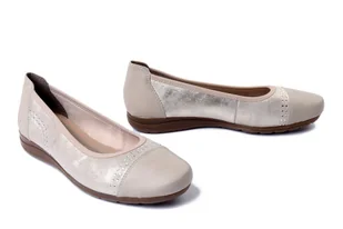 RIEKER L9353-62 beige, czółenka damskie - Rieker - Czółenka - miniaturka - grafika 1