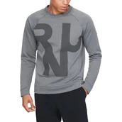 Bluzy męskie - Bluza męska UA RUN PERFORMANCE FLEECE CREW -M - miniaturka - grafika 1