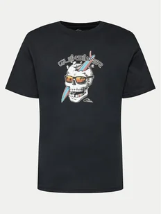 Quiksilver T-Shirt One Last Surf EQYZT07674 Czarny Regular Fit - Koszulki męskie - miniaturka - grafika 1