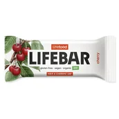 Batoniki - Baton Lifefood Lifebar tyčinka třešňová RAW BIO 40 g Smak: wiśnia - miniaturka - grafika 1