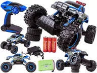 Zabawki zdalnie sterowane - Samochód Auto Rock Crawler 1:14 2.4GHz 4WD Niebieski - miniaturka - grafika 1