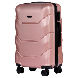 Walizka podróżna średnia Wings Peacock 2.0 24" ROSE GOLD - Walizki - miniaturka - grafika 1