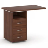 Stoły i stoliki do biura - B2B Partner Dostawny stół z kontenerem lewo, czereśnia CF-LD05, left, CD074 - miniaturka - grafika 1