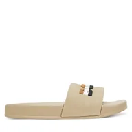 Buty dla chłopców - Klapki BOSS J52269 S Beżowy - miniaturka - grafika 1