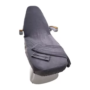 Pokrowiec na Fotel Welurowy Premium Kolor: PUDER - Pozostałe akcesoria kosmetyczne - miniaturka - grafika 3