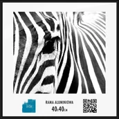 Ramki na zdjęcia - Nice Wall Rama aluminiowa 40x40 cm ALUC240X40 - miniaturka - grafika 1
