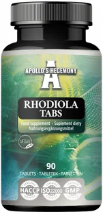APOLLO'S HEGEMONY RHODIOLA ROSEA RÓŻENIEC GÓRSKI 90 TABLETEK - Suplementy naturalne - miniaturka - grafika 1