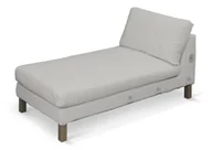 Pokrowce na meble - Dekoria pl pl Pokrowiec na szezlong Karlstad dostawka krótki jasny popiel 80 x 160 x 80 cm Etna 733-705-90 - miniaturka - grafika 1