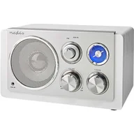 Radia - NEDIS RDFM5110WT Biało-srebrny - miniaturka - grafika 1