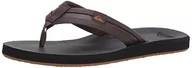 Klapki i japonki męskie - Quiksilver Męskie klapki Carver Squish-Sandals, Brązowy Czarny Brązowy Xckc, 39.5 EU - miniaturka - grafika 1