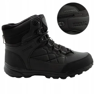 Buty męskie trekkingowe Regatta Samaris Thermo czarne wodoodporne r. 43 - Buty trekkingowe męskie - miniaturka - grafika 1