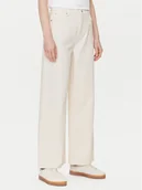 Spodnie damskie - Mustang Jeansy Luise 1016209 Écru Wide Fit - miniaturka - grafika 1