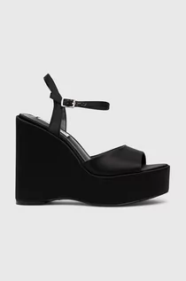 Sandały damskie - Steve Madden sandały Compact kolor czarny SM11002429 - grafika 1