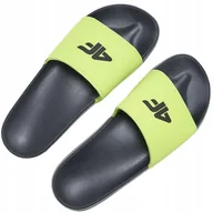 Klapki i japonki męskie - Klapki męskie sportowe na basen plaże po domu 4F M011 wygodne R. 42 - miniaturka - grafika 1