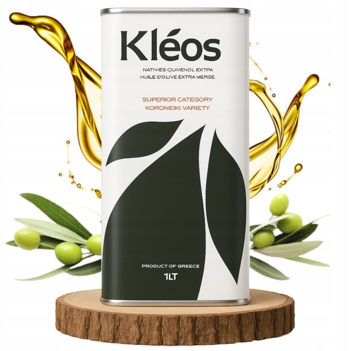 KLEOS – NAJWYŻSZEJ JAKOŚĆI OLIWA Z OLIWEK EXTRA VIRGIN PREMIU 1000ML