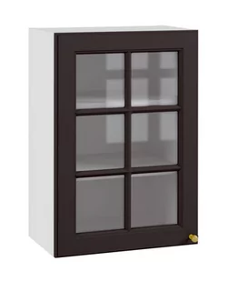 Bristol Witryna Wisząca Gv-50 Szpros Czarny Mat - Meble kuchenne - miniaturka - grafika 1