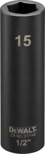 Dewalt nasadka 15mm 1/2c impact socket deep - Klucze i nasadki - miniaturka - grafika 1