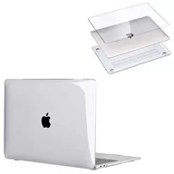 Torby na laptopy - Apple Etui silikonowe pokrowiec HardShell Case do MacBook Air 13 2018-2020 (Bezbarwne) - miniaturka - grafika 1