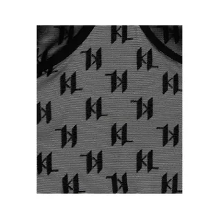 Biustonosze - Karl Lagerfeld Koronkowy biustonosz kl monogram - grafika 1