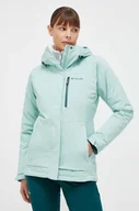 Kurtki i kamizelki sportowe damskie - Columbia kurtka Ava Alpine Insulated kolor turkusowy - miniaturka - grafika 1