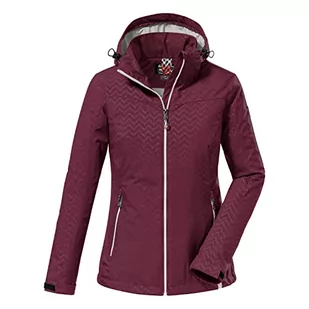 Killtec Damska kurtka softshell z odpinanym kapturem KOS 176 WMN SFTSHLL JCKT, ciemnoróżowa, 44, 38390-000 - Kurtki damskie - miniaturka - grafika 1